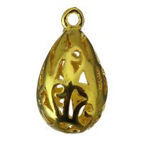 Brass Jewelry Pendants, gold color plated, hollow Approx 2mm 