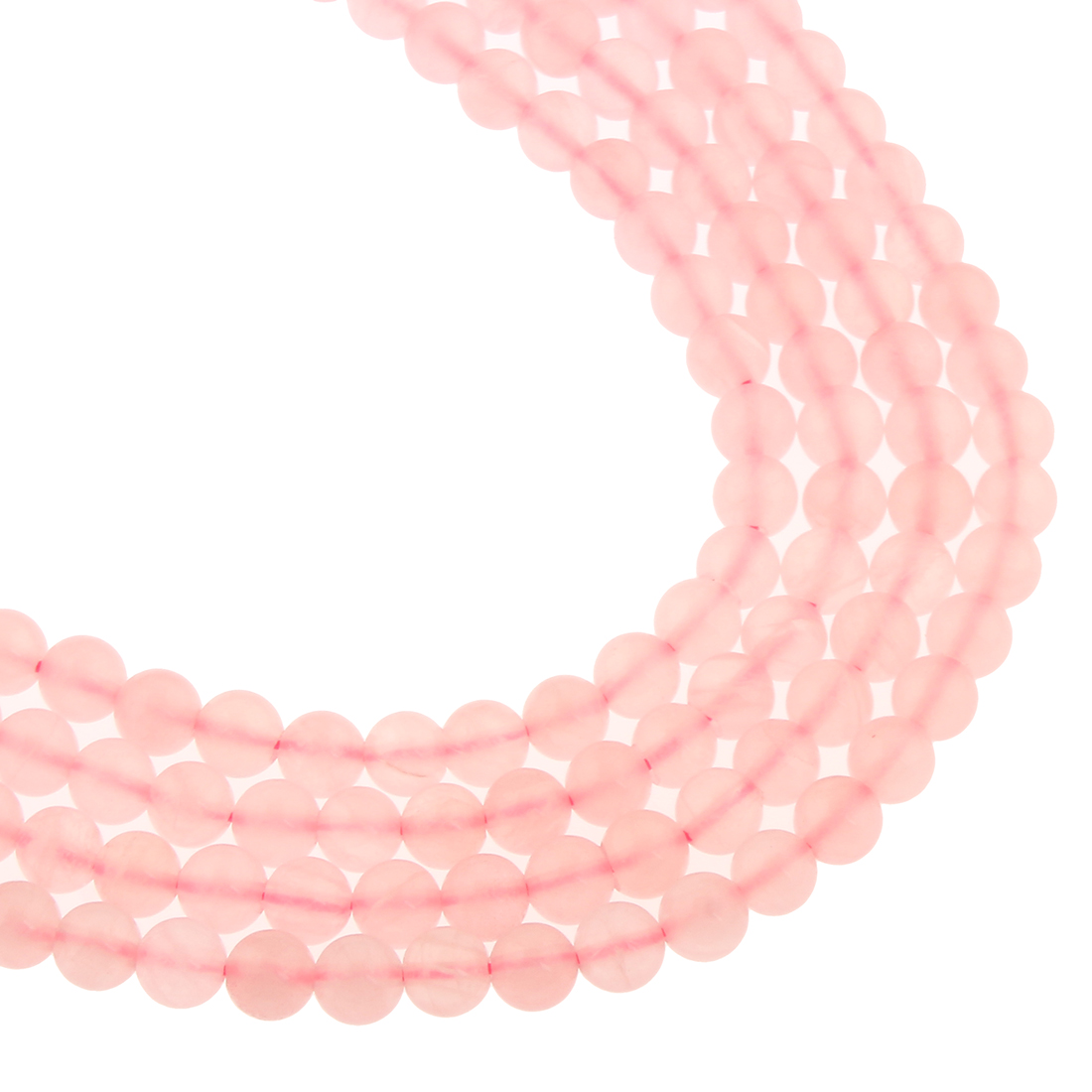 Natural Rose Quartz Beads, Round, different size for choice, Length:Approx 15 Inch, Sold By Strand