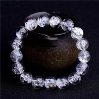 Clear Quartz Bracelet, Round, natural, Unisex 8mm,10mm,12mm,14mm,16mm Approx 7.08 Inch 