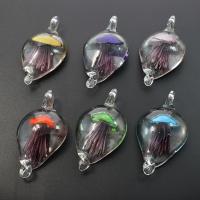 Lampwork Pendants, confetti, mixed colors Approx 8mm 