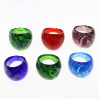 Bague Murano, chalumeau, unisexe, couleurs mélangées îte, Vendu par boîte