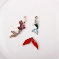 Zinc Alloy Enamel Pendants, gold color plated 22*45mm,18*26mm,16*28mm 