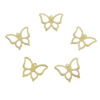 Animal Brass Pendants, Butterfly, original color, nickel, lead & cadmium free Approx 1mm 