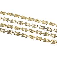 Brass Bar Chain, original color, nickel, lead & cadmium free 