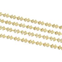 Brass Bar Chain, original color, nickel, lead & cadmium free 