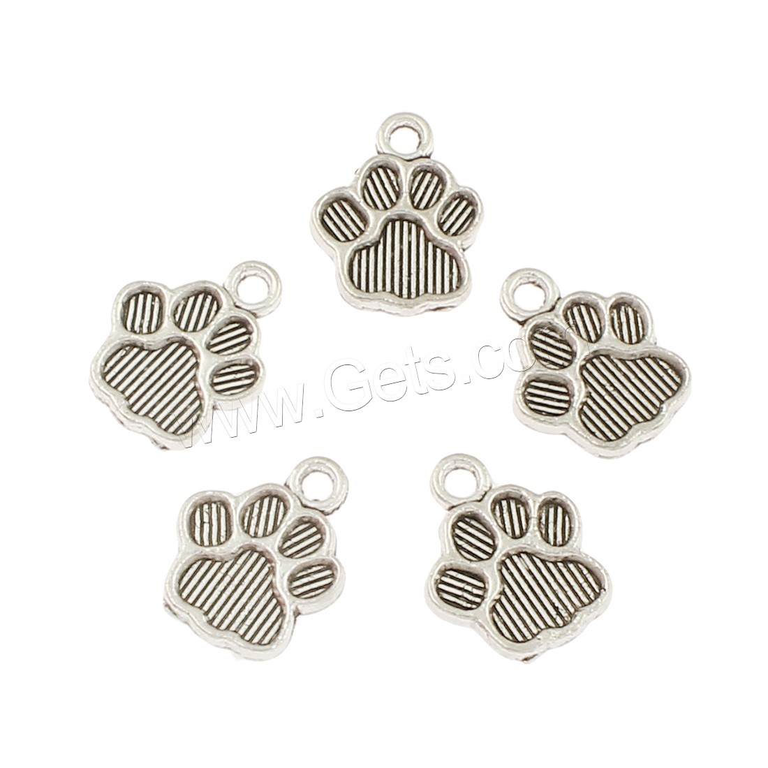 Zinc Alloy Jewelry Pendants, Claw, antique silver color plated, nickel, lead & cadmium free, 12x15x1.8mm, Hole:Approx 2mm, Approx 625PCs/Bag, Sold By Bag