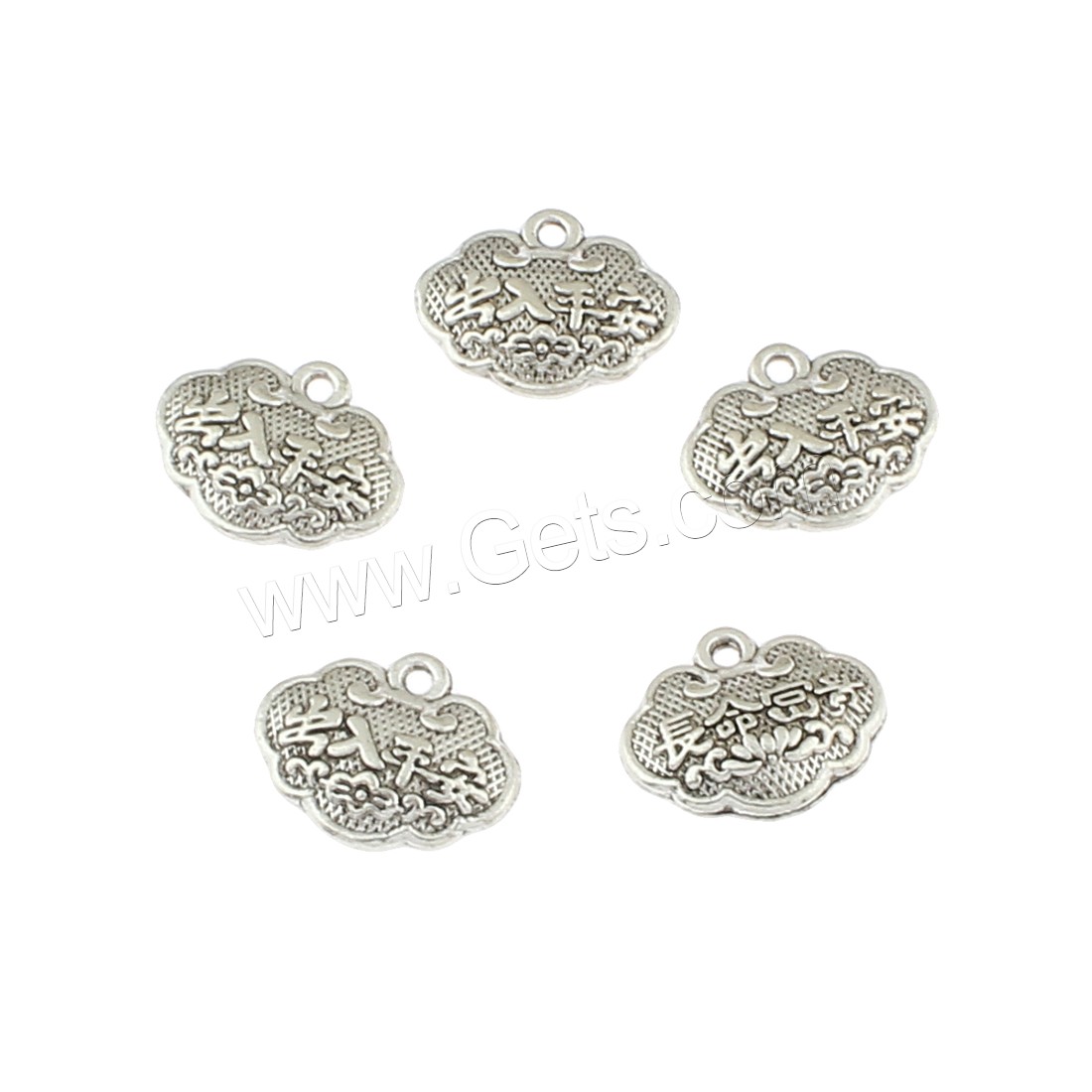 Zink Legierung Schmuck Anhänger, Zinklegierung, antik silberfarben plattiert, 14x12x4mm, Bohrung:ca. 1mm, ca. 290PCs/Tasche, verkauft von Tasche