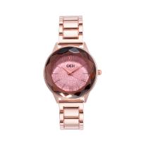 Reloj de Pulsera de mujeres, acero inoxidable, con Cristal orgánico, movimiento chino, acero inoxidable ver el cierre de la banda, chapado, Resistente al agua de la vida & para mujer, más colores para la opción, 205mm, Vendido por UD