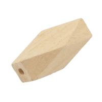 Holz Ohranhänger Zubehör, 15x15x40mm, Bohrung:ca. 3mm, verkauft von PC