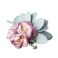 Broche tissu, Bouquet, pour femme, plus de couleurs à choisir, 66*60mm, Vendu par PC