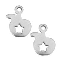 Pendentifs en acier inoxydable, argent Environ 1.5mm, Vendu par PC