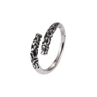 Brass Finger Ring, antique silver color plated, Unisex 64mm,75mm 