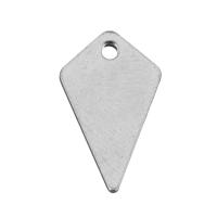 Pendentifs en acier inoxydable, argent Environ 1mm, Vendu par PC