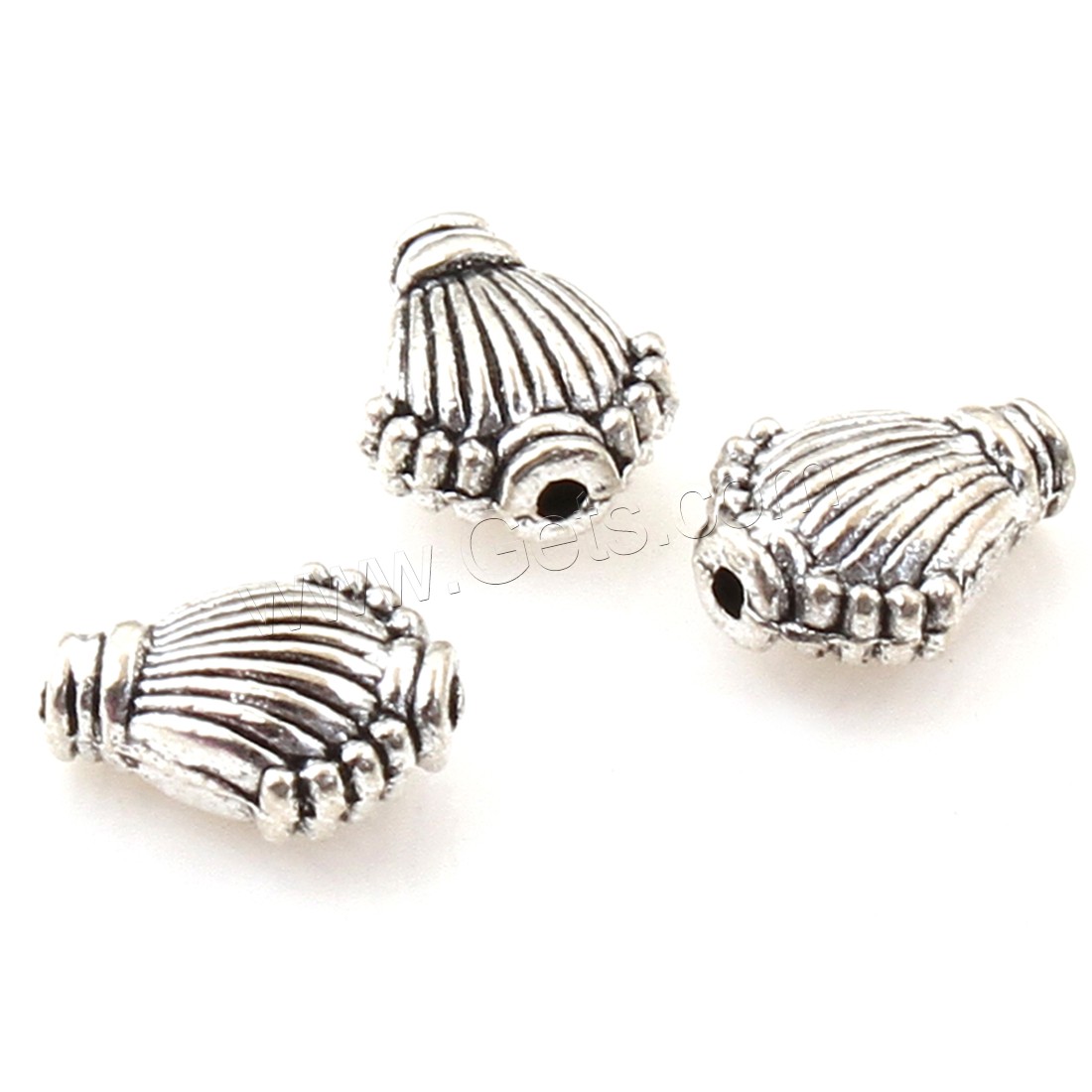 Zinc Alloy Jewelry Beads, Shell, plated, more colors for choice, nickel, lead & cadmium free, 9x11x5mm, Approx 500PCs/Bag, Sold By Bag