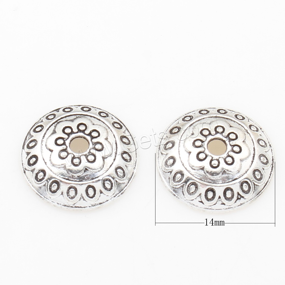 Zinc Alloy Bead Caps, plated, more colors for choice, nickel, lead & cadmium free, 14*4mm, 500PCs/Bag, Sold By Bag