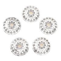 Zinc Alloy Bead Caps, plated nickel, lead & cadmium free, 14*4mm 