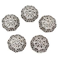 Zinc Alloy Bead Caps, Flower, plated 18*7mm 