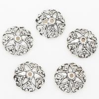 Zinc Alloy Bead Caps, Flower, plated 12*4mm 