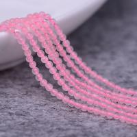 Natural Rose Quartz Beads, Round, polished, DIY pink 