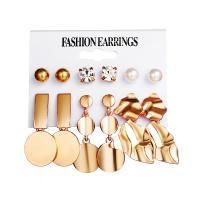 Zinc Alloy Earring Set, earring, plated, 6 pieces & Unisex, 78mm,378mm 