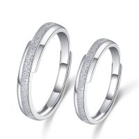 925er Sterling Silber Paar- Ring, Kreisring, versilbert, einstellbar & verschiedene Stile für Wahl, 1.6mm, 3.3mm, 3mm, Größe:6-11, verkauft von PC