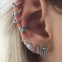 Zinc Alloy Earring Set, plated, for woman 15mm,9mm,9mm,9mm,9mm,10mm,10mm,10mm 