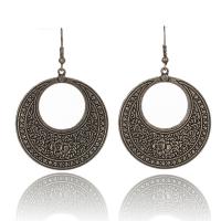 Zinc Alloy Drop Earring, plated, vintage & folk style & for woman 