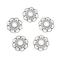 Zinc Alloy Bead Caps, Flower, plated 11*3mm 