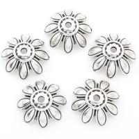 Zinc Alloy Bead Caps, Flower, plated 25*6mm 