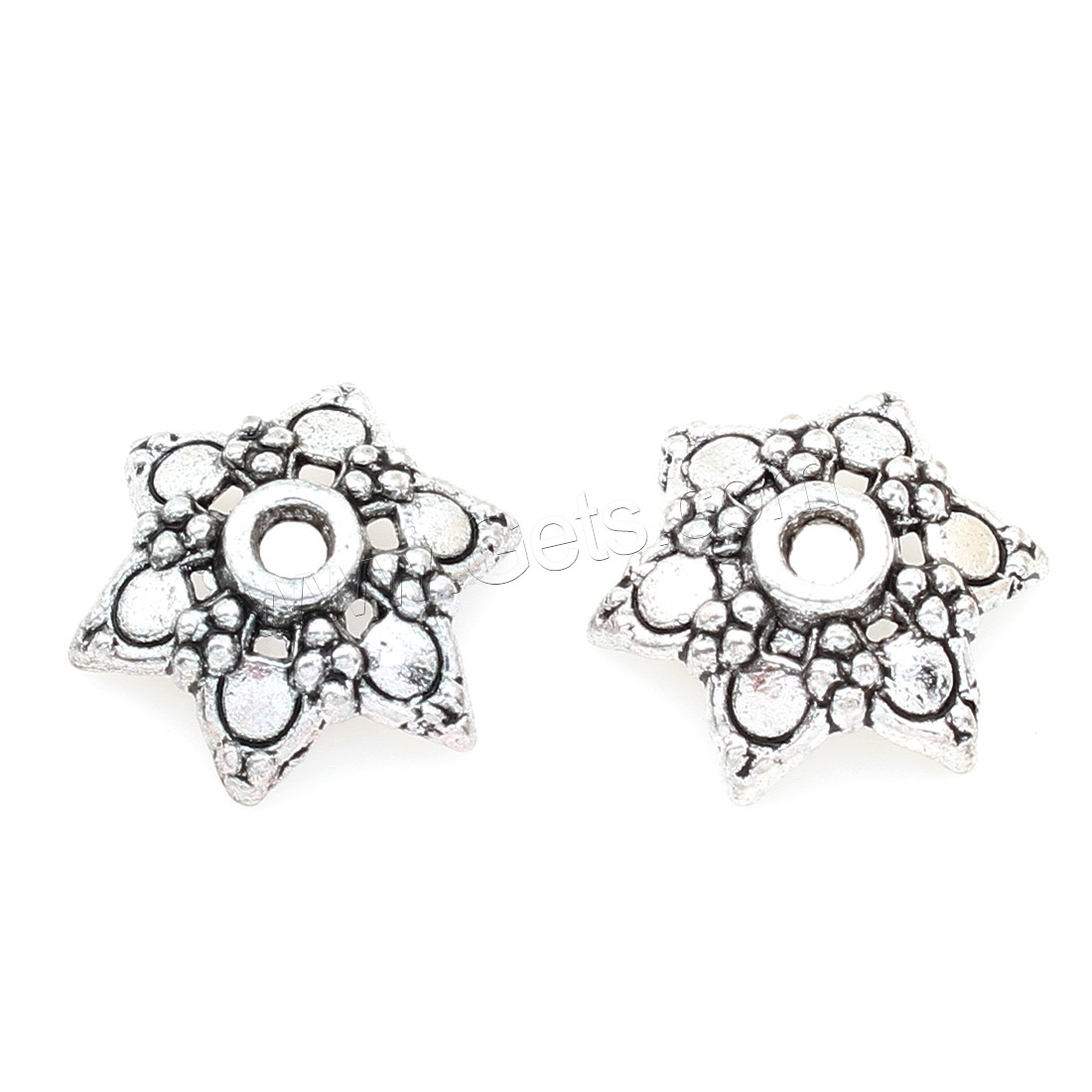 Zinc Alloy Bead Caps, Flower, plated, more colors for choice, 13*4mm, 750PCs/Bag, Sold By Bag