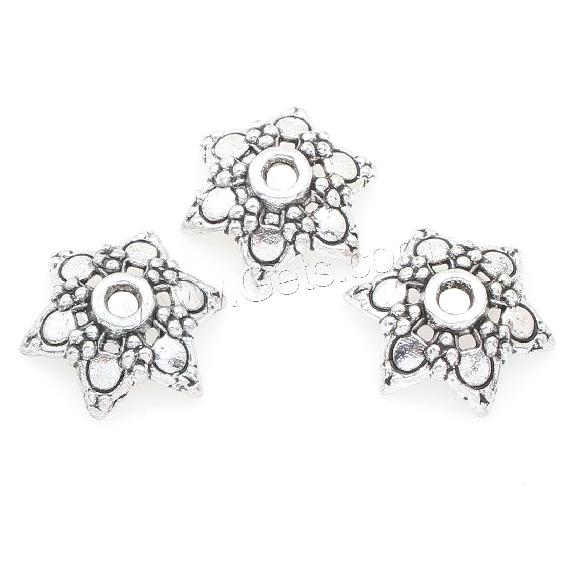 Zinc Alloy Bead Caps, Flower, plated, more colors for choice, 13*4mm, 750PCs/Bag, Sold By Bag