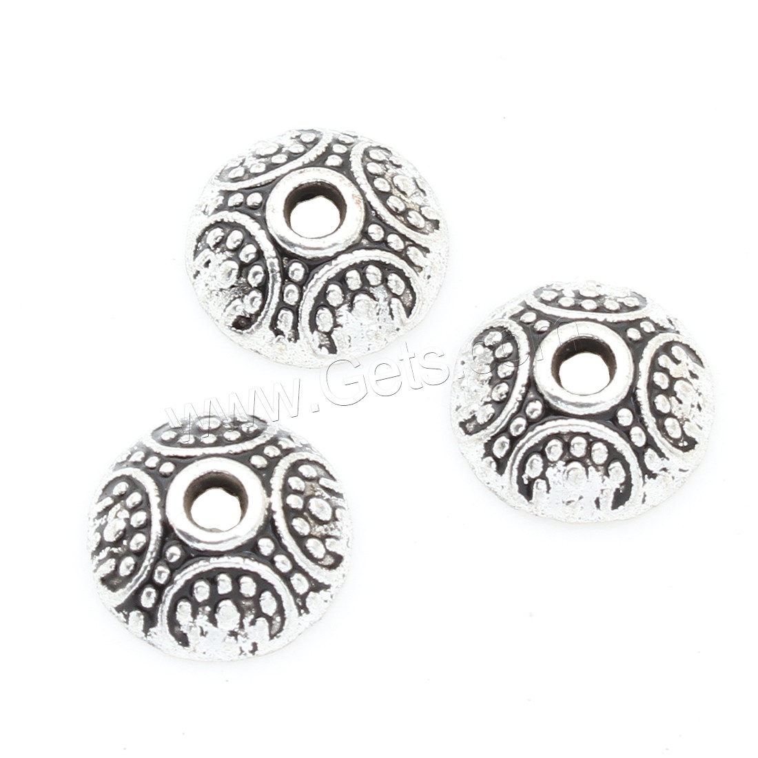 Zinc Alloy Bead Caps, antique silver color plated, nickel, lead & cadmium free, 10*4mm, 1000PCs/Bag, Sold By Bag