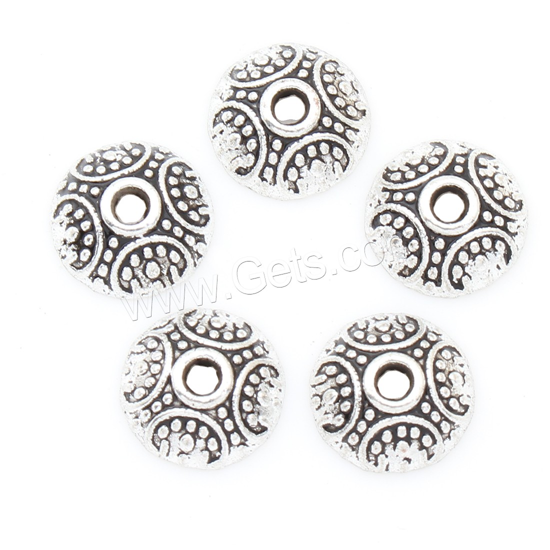 Zinc Alloy Bead Caps, antique silver color plated, nickel, lead & cadmium free, 10*4mm, 1000PCs/Bag, Sold By Bag