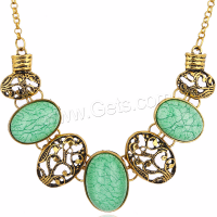 Zinc Alloy Necklace, plated, for woman & hollow Approx 11.8 Inch 