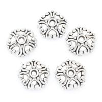 Zinc Alloy Bead Caps, Flower, plated 12*4mm 