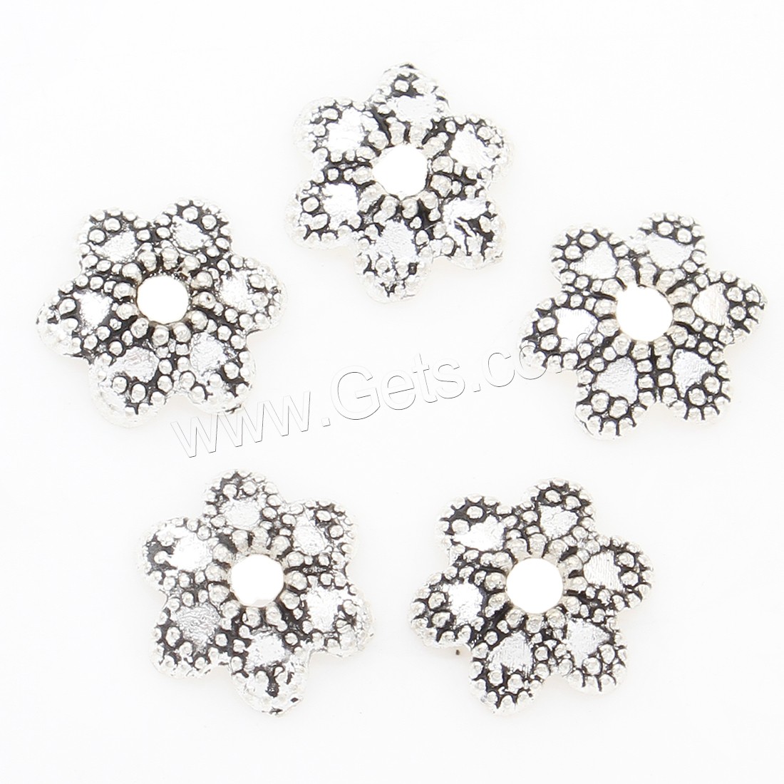 Zinc Alloy Bead Caps, Flower, plated, more colors for choice, 10*3mm, Approx 1500PCs/Bag, Sold By Bag