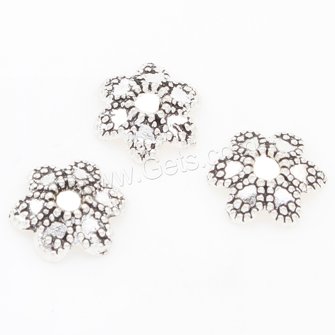 Zinc Alloy Bead Caps, Flower, plated, more colors for choice, 10*3mm, Approx 1500PCs/Bag, Sold By Bag