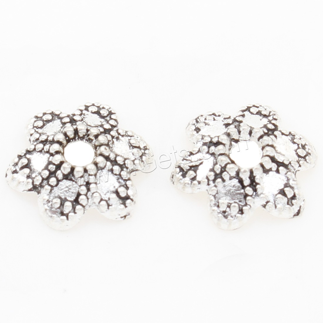 Zinc Alloy Bead Caps, Flower, plated, more colors for choice, 10*3mm, Approx 1500PCs/Bag, Sold By Bag