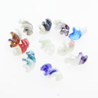 Perles murano faites à la main , chalumeau, hélice, Couleur aléatoire, 15*28mm Environ 1mm, Environ Vendu par sac