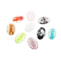 Perles murano faites à la main , chalumeau, olivâtre, Couleur aléatoire Environ 1mm Vendu par sac