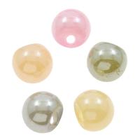 Colgante de joyería de acrílico, Esférico, más colores para la opción, 14x14mm, agujero:aproximado 3mm, aproximado 1000/Bolsa, Vendido por Bolsa