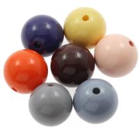 Acrylic Jewelry Beads, Round Approx 2mm, Approx 500/Bag 