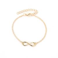 Fashion Zinc Alloy Bracelets, Number 8, plated, Adjustable & for woman 225mm 