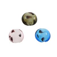 Perles murano faites à la main , chalumeau, Plat rond, Couleur aléatoire, 20*10mm Environ 1mm, Environ Vendu par sac