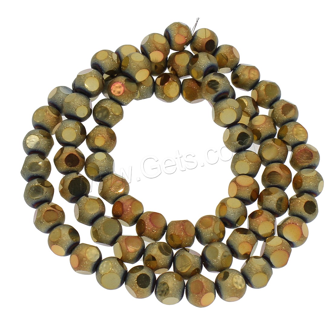 Fashion Crystal Beads, colorful plated, different size for choice & frosted, more colors for choice, Hole:Approx 1mm, Length:Approx 22.04-23.62 Inch, 72PCs/Strand, Sold By Strand