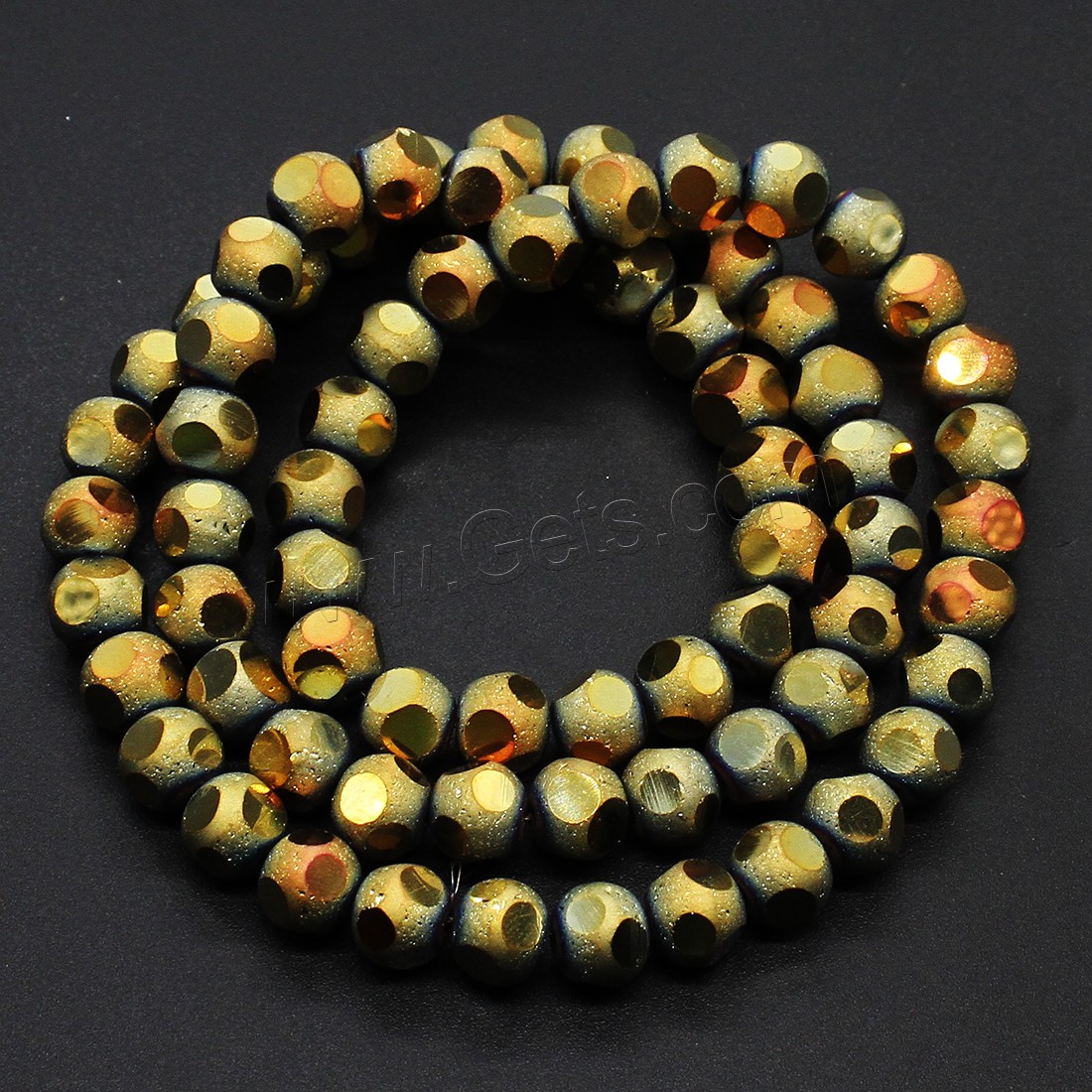 Fashion Crystal Beads, colorful plated, different size for choice & frosted, more colors for choice, Hole:Approx 1mm, Length:Approx 22.04-23.62 Inch, 72PCs/Strand, Sold By Strand