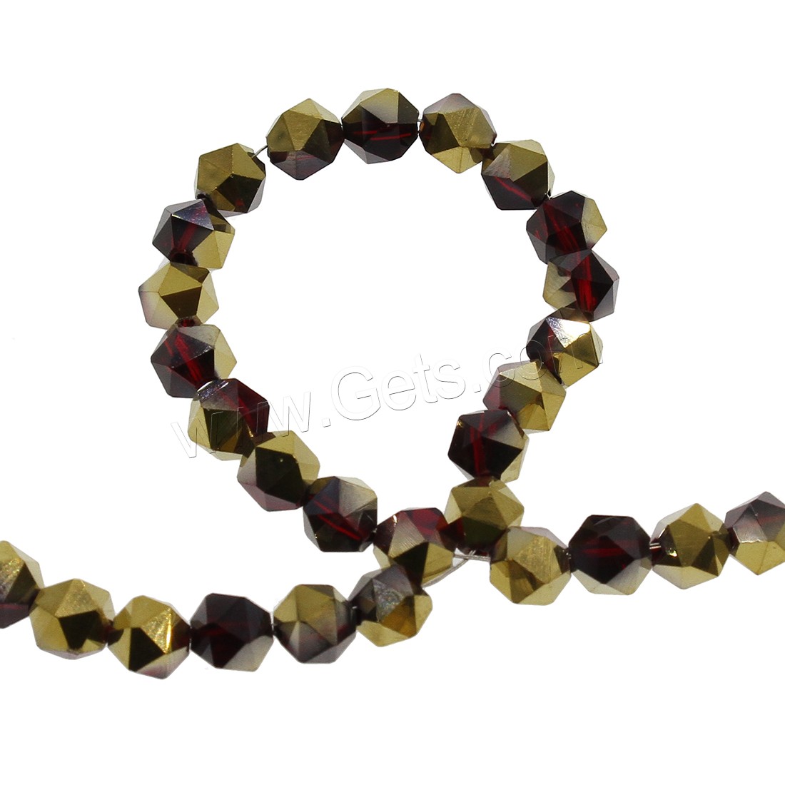 Fashion Crystal Beads, colorful plated, different size for choice, more colors for choice, Hole:Approx 1mm, Length:Approx 23.22 Inch, Approx 21.65 Inch, Sold By Strand