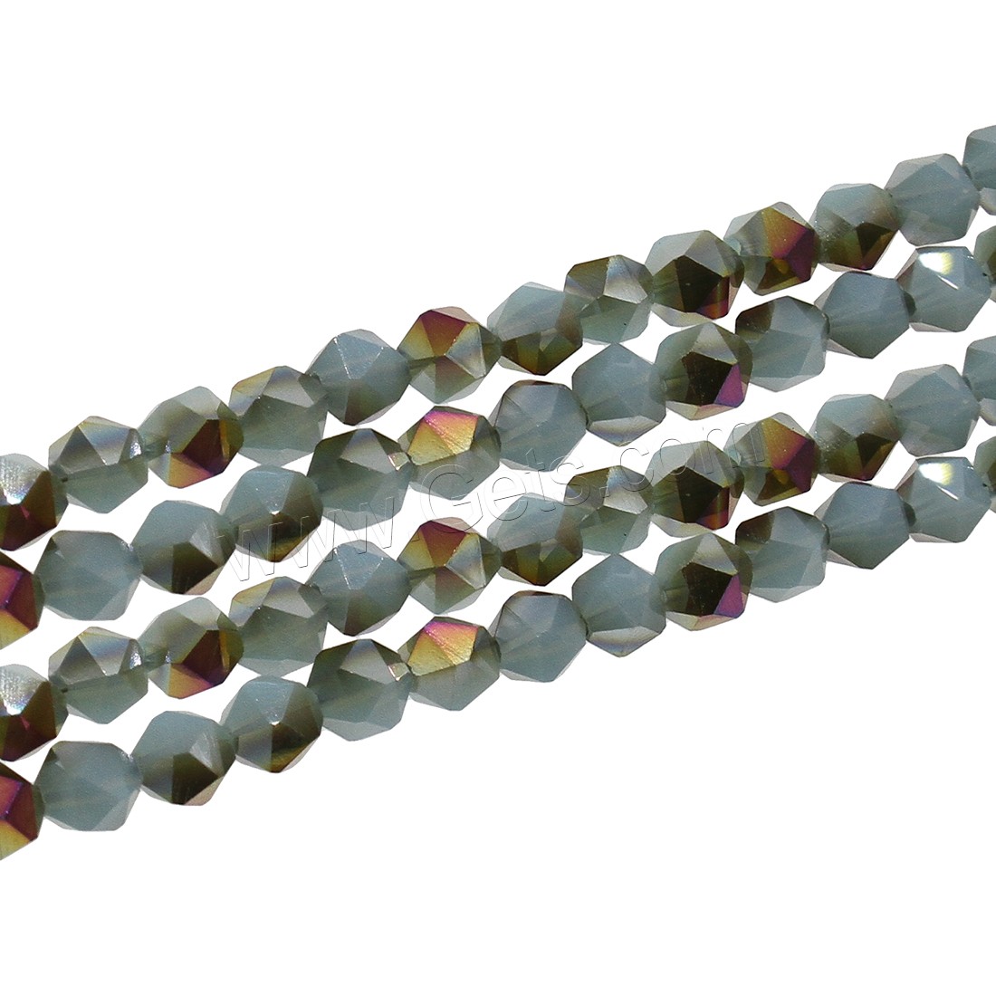 Fashion Crystal Beads, colorful plated, different size for choice, more colors for choice, Hole:Approx 1mm, Length:Approx 23.22 Inch, Approx 21.65 Inch, Sold By Strand