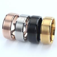 Titanium Steel Finger Ring, plated & for man 