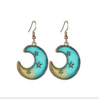 Zinc Alloy Drop Earring, gold color plated & for woman 